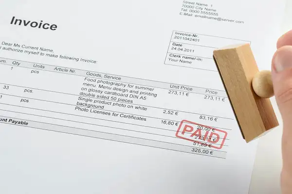 invoice is a great way